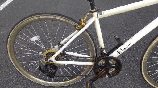 ロードバイク白DOPPEL GANGER