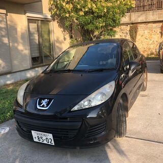 車検３年11月　プジョー207　79000ｋｍ