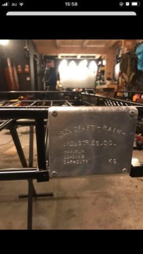 ラパン　he21s ワンオフキャリア　バーライト付き