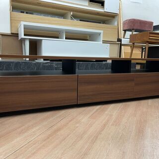 ?ラインのお友達追加で3%OFF? ?美品?【ニトリ】テレビ台 ローボード テレビボード (180 DBR) 幅180cm?自社配送時?代引き可?※現金、クレジット、スマホ決済対応※