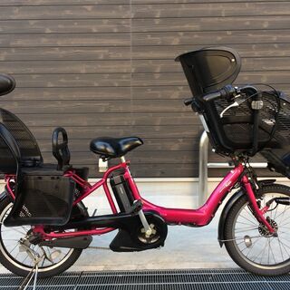 地域限定　ヤマハ　キッスミニ　三人乗り　新基準　20インチ　子供乗せ　8,9AH　ギュットミニ　アンジェリーノ　神戸市　電動自転車