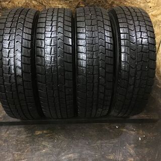 DUNLOP WINTER MAXX WM02 185/70R14 14インチ スタッドレス 4本 2016年製 バリ溝 フリード ノート等 (VTJ226) クレジットカード QR決済可能