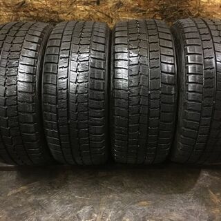 DUNLOP WINTER MAXX WM01 245/45R17 17インチ スタッドレス 4本 2014年製 バリ溝 レクサスIS ベンツEクラス等　(VTI259) クレジットカード QR決済可能