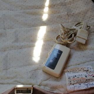 あったかブランケット電気毛布 敷毛布    温度調整 洗濯可 丸洗い 抗菌 防臭 防寒対策 の画像