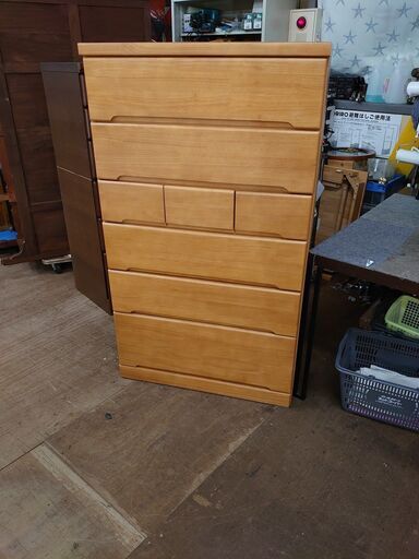 【店舗同時販売中】ニトリ　6段チェスト　フジ3【店頭ご来店購入限定】