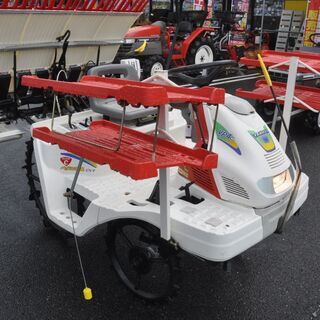 ヤンマー 4条植 田植え機 VP4C ペダル変速 6.2馬力 セル付き ロータリ式 整備済み品 自社配送可(地域限定) 引き取り歓迎の画像