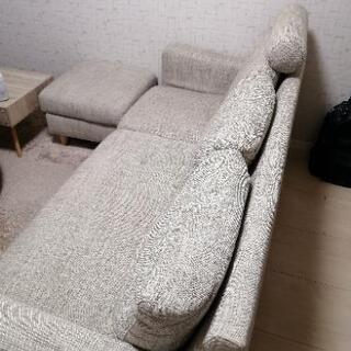 【差し上げます】L字ソファーの画像