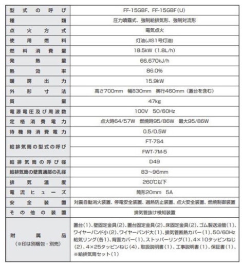 【値下げ】サンポット　業務用FFストーブ中古　14年製