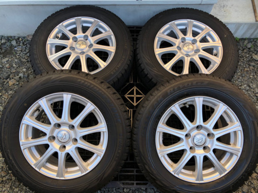 ノア ヴォクシー エスクァイヤ スタッドレス 195/65R15 アルミホイール付 ブリヂストン バリ山