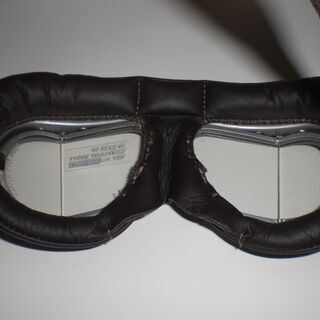 オートバイ用　ハルシオンヴィンテージゴーグル　茶の画像