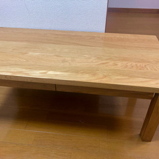 無印良品　ローテーブル　引き出しつき