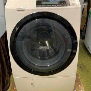 引き取りのみ　HITACHI 日立 BD-S8700L 2015年 ドラム式洗濯機 洗濯脱水10kg 乾燥6kg ビッグドラム スリム 動作品 川崎区