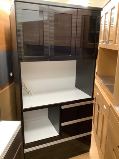 【取りに来れる方限定】入江木工の3枚扉レンジボード売ります！