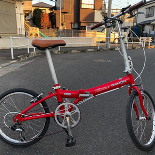 DAHON メトロ(赤色) 未使用（DAHON metro ダホン メトロ 7速