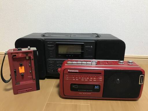 ソニー　ZS-5 / パナソニック　RX-M50 / ソニー　TC-1010 ジャンク　3点セット