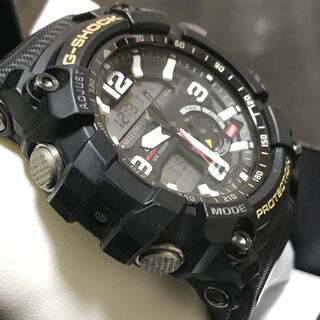 CASIO G-SHOCK GG-1000-1AJF MUDMASTER マッドマスター 方位.温度計 搭載 ツインセンサーモデル アナデジ ブラック Gショックの画像