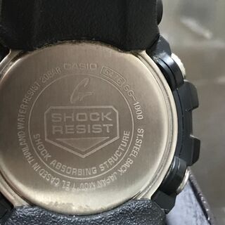 CASIO G-SHOCK GG-1000-1AJF MUDMASTER マッドマスター 方位.温度計 搭載 ツインセンサーモデル アナデジ ブラック Gショックの画像
