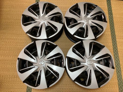 【値下げしました❣️】新車外し‼️シエンタ　純正ホイール&カバー4本セット
