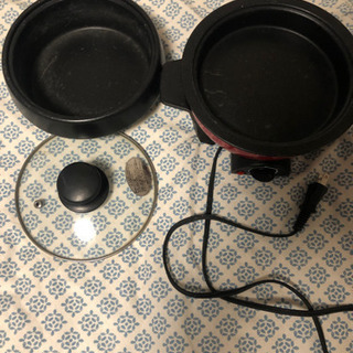 ミニグリルパン　鍋　電気　1人用の画像