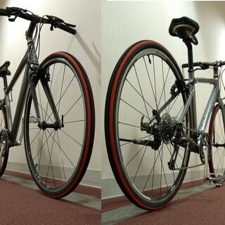 お値打ち価格にしました　TREK 7.5FX シルバー　サイズ17.5の画像