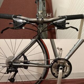 お値打ち価格にしました　TREK 7.5FX シルバー　サイズ17.5の画像