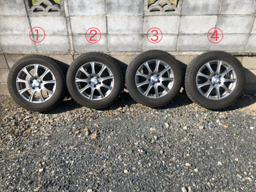 【取引中】215/60/16  スタッドレス＋アルミホイールセット