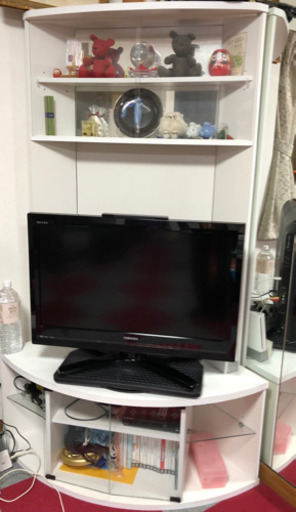 東芝レグザ 32インチTV  コーナー白ボード付き  引取り限定！