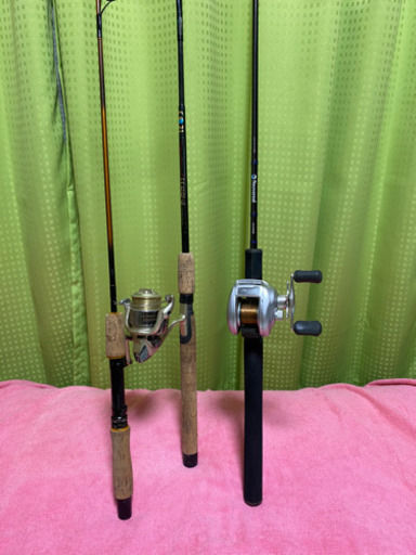 【まとめ売りお買い得】ブラックバス  ルアー釣竿セット   おまけ付き