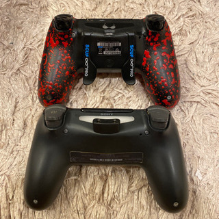 ps4本体+スカフコントローラー+razer ultimate thresherの画像