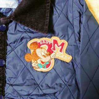 ☆中古品☆　子供服　ミッキー　もこもこしないアウター　（80）の画像
