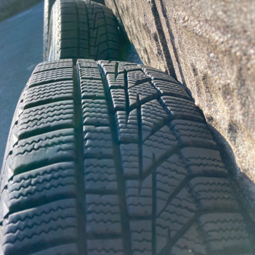 バリ山！2016年製 155/65R14 KIZUNA 14×4.5j+43 PCD100/4H スタッドレスタイヤ 4本 検:軽自動車 タント ムーヴ ワゴンR ミラ