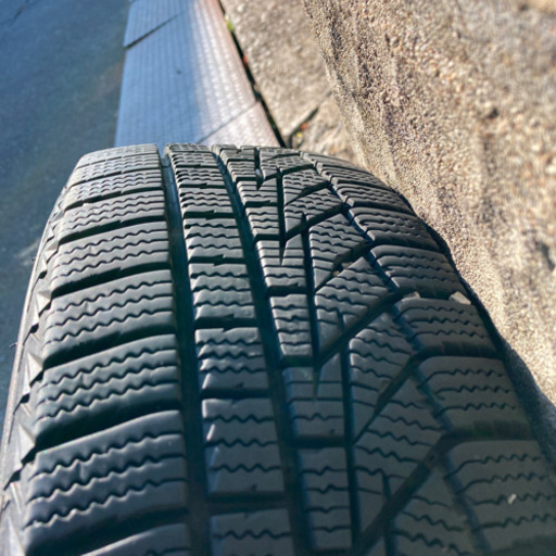 バリ山！2016年製 155/65R14 KIZUNA 14×4.5j+43 PCD100/4H スタッドレスタイヤ 4本 検:軽自動車 タント ムーヴ ワゴンR ミラ