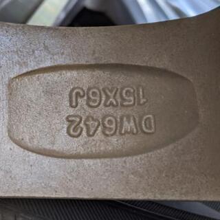 値下げ中　15インチ　ENKEI　タイヤホイール　超美品　ガリ傷無しの画像