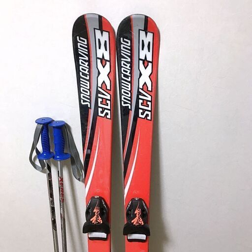 -高価買取- Reuse Store C's 【ジュニア カービングスキーセット】 carving ★板120/靴22★男の子 スキー授業 旅行におすすめスキー板 サロモン オガサカ HEAD