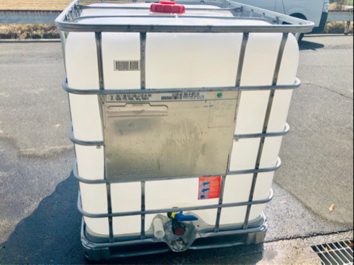 1000ℓタンク 貯水 雨水 散水②