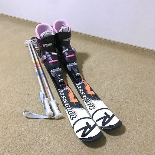 -高価買取- Reuse Store C's 【ジュニア カービングスキーセット】rossignol ロシニョール ★板110/靴21