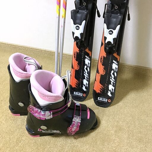 -高価買取- Reuse Store C's 【ジュニア カービングスキーセット】rossignol ロシニョール ★板110/靴21