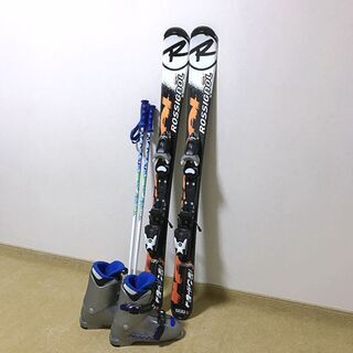 -高価買取- Reuse Store C's 【ジュニア カービングスキーセット】rossignol ロシニョール ★板110/靴21★男の子 スキー授業 旅行におすすめスキー板 サロモン オガサカ