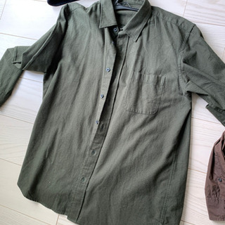 メンズ　アウター2点、シャツ2点の画像