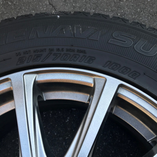 GOOD YEAR ICENAVI スタッドレスタイヤ4本　215/70/R16