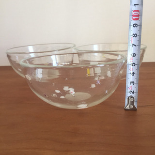 ［無料］ガラスの器 3個セットの画像