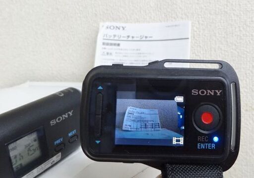 ソニー デジタルHD ビデオカメラレコーダー アクションカム HDR-AS15 水中/ライブビューリモコン RM-LVR1 充電器 セ