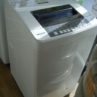 ハイセンス　洗濯機　HW-T55A　2017年式　5.5ｋｇ　中古品