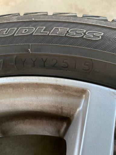ワゴンR等に、軽自動車曜日スタッドレス　アルミ付き