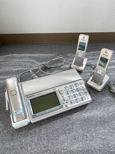 【FAX機能付き電話／子機２台付き！】パナソニック おたっくす KX-PD604-N【世田谷区池尻】