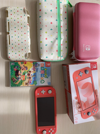 switch liteセット(コーラル)