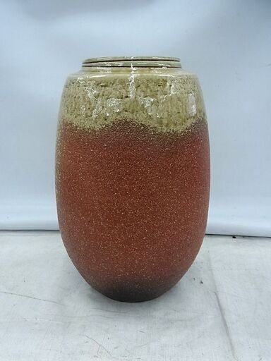☆ 美品 信楽焼 紫峯作 花瓶 花器 生け花 花生け フラワーベース 木箱付 札幌 北20条店