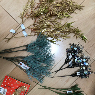 クリスマス、お正月用造花セット　値下げしました
