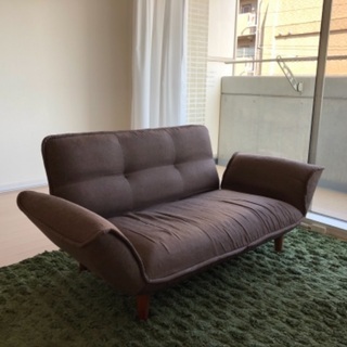 ｛商談中｝2人掛けソファ　ソファベッド　目黒区