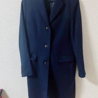 UNIQLO 定番ウールカシミヤ チェスターコート ネイビーS